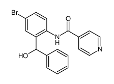 N-[4-bromo-2-[hydroxy(phenyl)methyl]phenyl]pyridine-4-carboxamide Structure