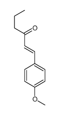 1-(4-methoxyphenyl)hex-1-en-3-one Structure