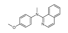 N-(4-methoxyphenyl)-N-methylisoquinolin-1-amine结构式