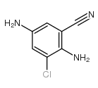 2,5-diamino-3-chlorobenzonitrile Structure