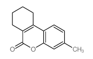 3-methyl-7,8,9,10-tetrahydrobenzo[c]chromen-6-one Structure