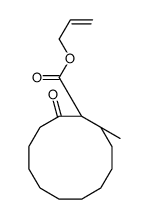 prop-2-enyl 1-methyl-2-oxocyclododecane-1-carboxylate结构式