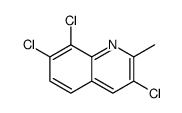 3,7-dichloro-8-chloro methyl quinoline structure