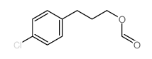 Benzenepropanol, 4-chloro-, 1-formate结构式