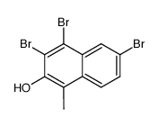 3,4,6-tribromo-1-methyl-[2]naphthol结构式