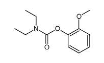 2-methoxyphenyl diethylcarbamate Structure