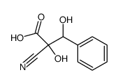optically inactive 2-cyano-2,3-dihydroxy-3-phenyl-propionic acid结构式