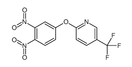 2-(3,4-dinitrophenoxy)-5-(trifluoromethyl)pyridine结构式