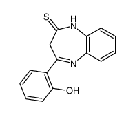 4-(2-hydroxyphenyl)-1,3-dihydro-1,5-benzodiazepine-2-thione Structure
