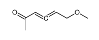 3,4-Hexadien-2-one, 6-methoxy- (9CI)结构式