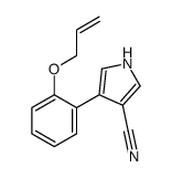 4-(2-prop-2-enoxyphenyl)-1H-pyrrole-3-carbonitrile Structure