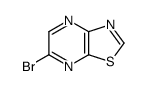 6-BROMOTHIAZOLO[5,4-B]PYRAZINE Structure