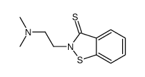 2-[2-(dimethylamino)ethyl]-1,2-benzothiazole-3-thione结构式