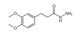 Benzenepropanoic acid, 3,4-dimethoxy-, hydrazide结构式