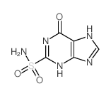 1H-Purine-2-sulfonamide,6,9-dihydro-6-oxo- structure