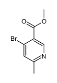 4-BROMO-6-METHYLNICOTINIC ACID METHYL ESTER Structure