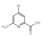 4-BROMO-6-METHYLPICOLINIC ACID Structure