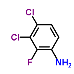3,4-二氯-2-氟苯胺结构式
