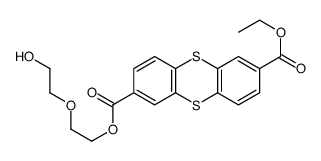 2-O-ethyl 7-O-[2-(2-hydroxyethoxy)ethyl] thianthrene-2,7-dicarboxylate结构式