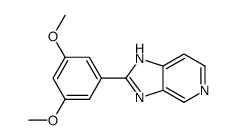 2-(3,5-dimethoxyphenyl)-3H-imidazo[4,5-c]pyridine结构式