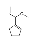 1-(1-methoxyprop-2-enyl)cyclopentene结构式