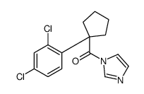 [1-(2,4-dichlorophenyl)cyclopentyl]-imidazol-1-ylmethanone Structure