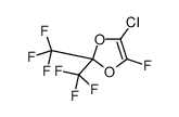 4-chloro-5-fluoro-2,2-bis(trifluoromethyl)-1,3-dioxole结构式