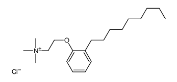 trimethyl-[2-(2-nonylphenoxy)ethyl]azanium,chloride结构式
