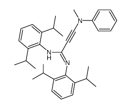 N1,N2-Bis(2,6-diisopropylphenyl)-3-propiolamidin Structure