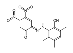 6-[(2-hydroxy-3,5,6-trimethylphenyl)hydrazinylidene]-3,4-dinitrocyclohexa-2,4-dien-1-one结构式