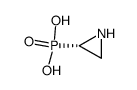 S(+)-2-aziridinephosphonic acid Structure