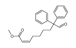 methyl 9-oxo-8,8-diphenylnon-2-enoate结构式