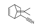 Bicyclo[2.2.1]hept-5-ene-2-carbonitrile, 7-(1-methylethylidene)结构式