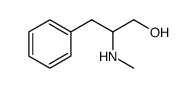 BETA-METHYLAMINO PHENYLPROPYL ALCOHOL structure