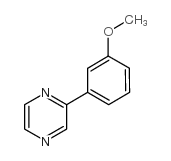 2-(3-甲氧基苯基)-吡嗪结构式