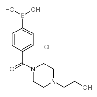 4-[4-(2-Hydroxyethyl)-1-piperazinylcarbonyl]benzeneboronic acid picture