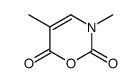 3,5-dimethyl-1,3-oxazine-2,6-dione Structure