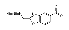 2-(azidomethyl)-5-nitro-1,3-benzoxazole结构式