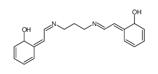 6-[2-[3-[2-(6-hydroxycyclohexa-2,4-dien-1-ylidene)ethylideneamino]propylimino]ethylidene]cyclohexa-2,4-dien-1-ol Structure