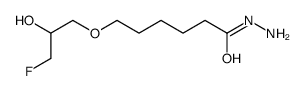 6-[(2R)-3-fluoro-2-hydroxypropoxy]hexanehydrazide Structure