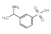 3-[(1S)-1-氨乙基]-苯磺酸结构式