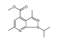 1H-Pyrazolo[3,4-b]pyridine-4-carboxylic acid, 3,6-dimethyl-1-(1-methylethyl)-, methyl ester picture