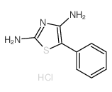 2,4-Thiazolediamine,5-phenyl-, hydrochloride (1:1)结构式