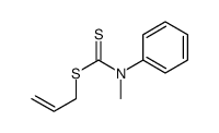 prop-2-enyl N-methyl-N-phenylcarbamodithioate Structure