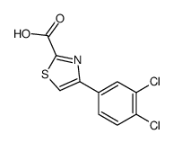 4-(3,4-DICHLOROPHENYL)THIAZOLE-2-CARBOXYLIC ACID结构式