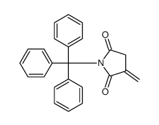 3-methylidene-1-tritylpyrrolidine-2,5-dione Structure