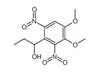 1-(3,4-dimethoxy-2,6-dinitro-phenyl)-propan-1-ol Structure