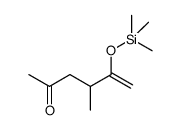 4-methyl-5-((trimethylsilyl)oxy)hex-5-en-2-one结构式