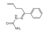 1-phenyl-pent-4-en-1-one semicarbazone Structure