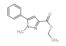 Ethyl 1-Methyl-5-phenylpyrazole-3-carboxylate Structure
